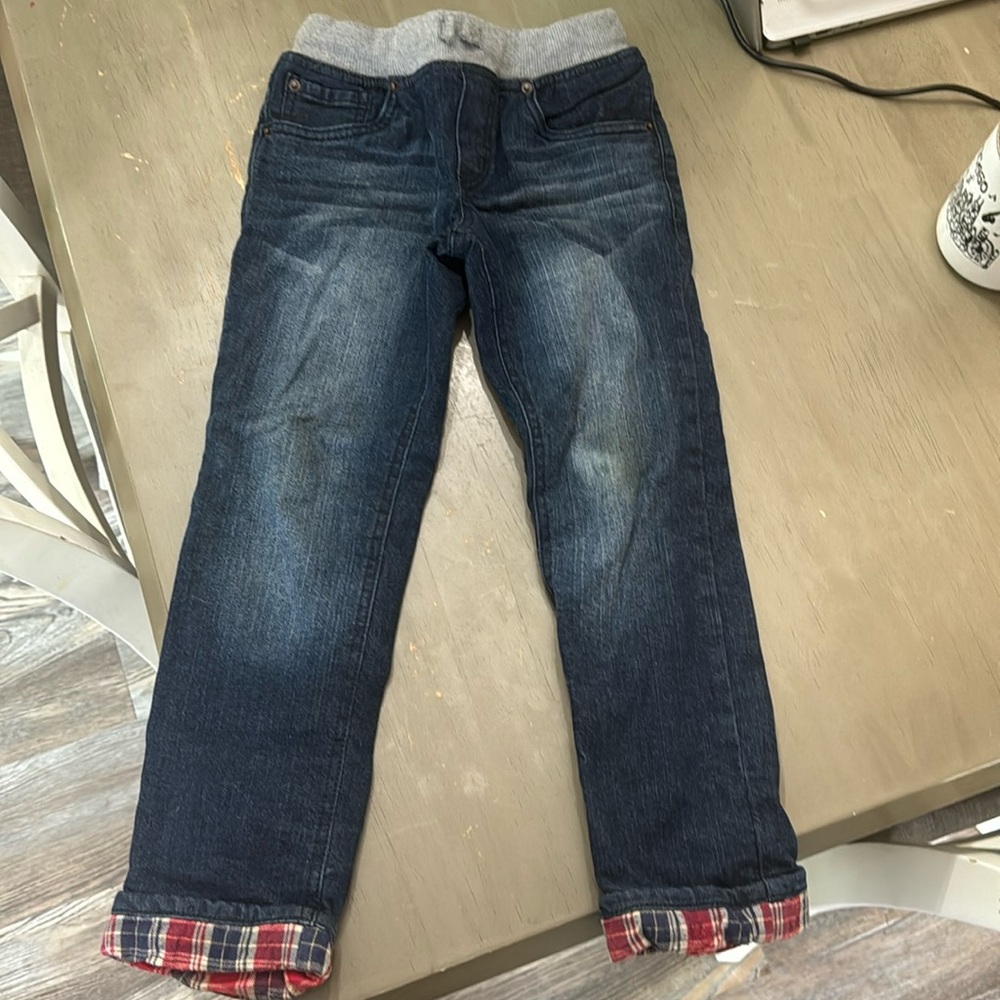 Fleece lined jeans